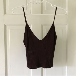 Brandy Melville maroon tank